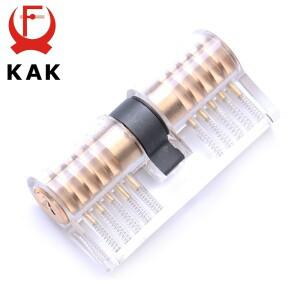 KAK 장면 전환 투명 구리 잠금 훈련 기술 전문 보이는 연습 자워터쇠 선택 제조공 용품