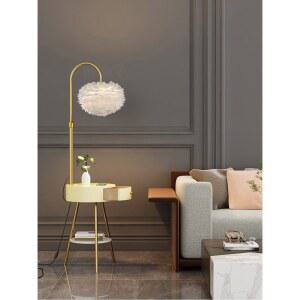 테이블 조명 플로어램프 협탁조명 거실 협탁 스탠드 깃털 플로어