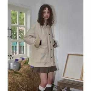 매장정품 코드그라피 CGP (우먼) 하프 헌팅 자켓_크림 CBEFWJK010CR 110763