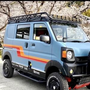 스즈키 에브리 랜디호환  커스텀 자동차 스티커 사이드 웨이스트 라인 프리컷 튜닝 스트라이프 데칼 비닐