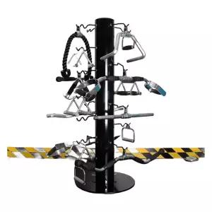 맥그립 렛풀다운 액세서리 거치대 보관 보관함 핸들 헬스 정리대 장비 위치