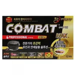 컴배트 타겟트 바퀴용 12개입 컴배트바퀴벌레 바퀴벌레약 에프킬라 개미