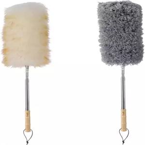 미도네트 램스울 및 극세사 더스터 2카운트 장거리 도달 가능 /최대 86인치 확장형 더스터로 천장 선풍기