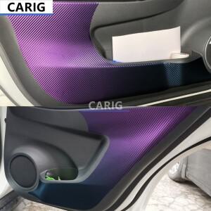 닛산 X-TRAIL/ROGUE 14-19 도어 방지 킥 스티커 수정  카본 인테리어 자동차 필름 악세사리