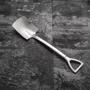 와우카페 삽모양 티스푼 5p 스텐 빙수 디저트스푼