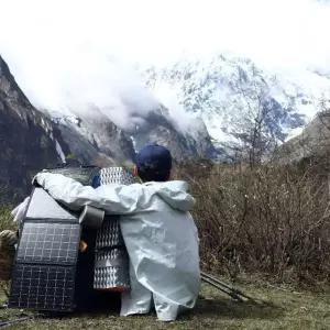 태양광발전 충전 판넬 야외 보드 플렉시블 아파트