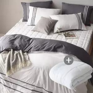 에스데코 LEO마이크로100프로 진드기방지 이불매카솜세트LK화이트투톤