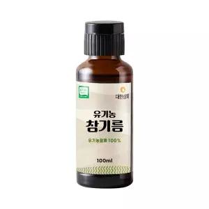 [대현상회] 순한 유기농 아기 참기름 100ml 이유식용