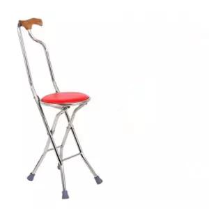 지팡이 걸상 용 의자 삼각 좌등 사각발 접이식 보행기