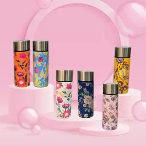 칸토(kanto) 미니 보온병 120ml 플라워 텀블러 텀블러 보냉병 어린이집 슬림보온병