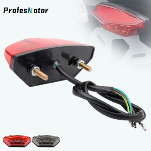 범용 바이크 오토바이 테일라이트 LED 브레이크 스톱 후진등 3선  호환  ATV 스쿠터 리어 테일 엔듀로