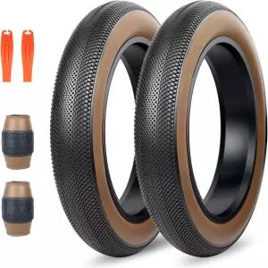 BALINGE E 자전거 20/26x4.0 뚱뚱한 타이어 20x4 1팩 헤비 듀티 고성능 내마모성 E-자전거 산악 스노우