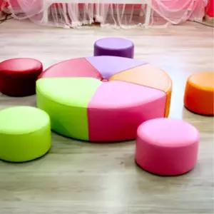 유치원 초등학교 귀여운 쇼파 의자세트 미술학원 놀이방 교실