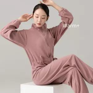 워밍업 벨벳 점프수트 발레복 전신워머 연습복 무용 스포츠웨어