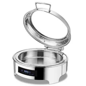 뷔페 보온 반찬통 덮개 푸드 워머기 스토브 6L 음식