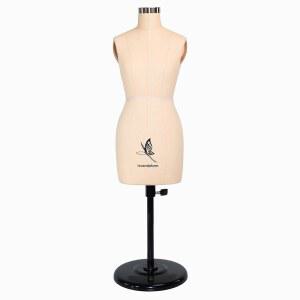 라반데폼 하프 스케일 드레스 폼 1:2 미니어처 재봉 사이즈 마네킹. 몸 안으로 바로 들어가며, 풀 핀 가능한 메이커 더미가 아닙니다. (베이지)