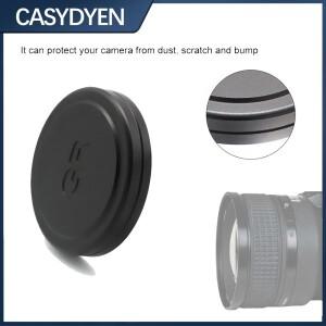 Ricoh호환 GRII 디지털 카메라 렌즈용 금속 전면 캡/커버 보호대 나사식 교체
