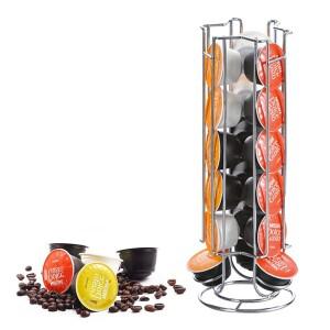 커피 캡슐 보관함 정리함 에스프레소 포드 호환 농축액 홀더 18pcs 보유 메탈