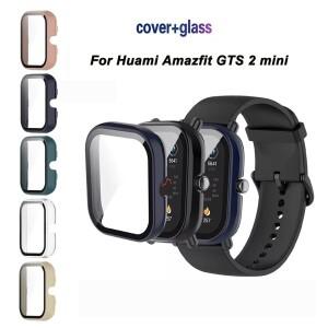 Huami Amazfit GTS2 미니 소형 호환 2 하드 PC 프레임 범퍼 커버 케이스 및 HD 강화 유리 스크래치 방지 스