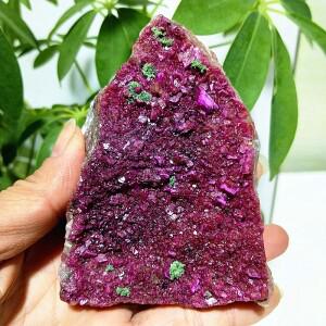 천연석 코발트 칼사이트 핑크 크리스탈 원석 광물 표본 방 장식 풍수 차크라 레이키 치유석