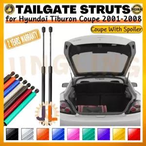 Qty2 현대 Tiburon Coupe 2001-2008 용 트렁크 스트럿 스포일러 리어 테일 게이트 트렁크 부트 리프트는 충