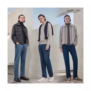 맥스튜어트 25FW 남성 소프트 브러쉬 기모 데님 3종_692054 854491