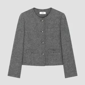 [백화점 정품] 25FW 리스트 울 라운드넥 크롭 자켓 TWWJKP72510