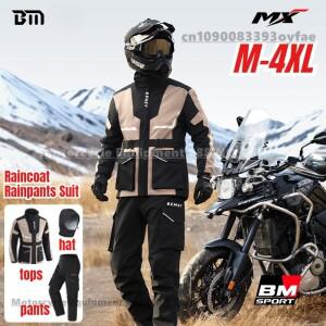 바이크 오토바이 비옷 우의 정장 전신 장마 방지 남성호환  라이딩 자켓  바지  방수 모토 라이더