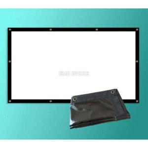 스크린 대형 빔스크린 접이식 리모컨 휴대용 초대형 100인치 캠핑 빔프로젝트