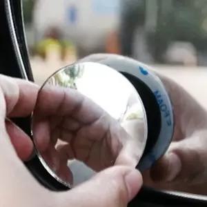 부착형 사이드 보조미러 차량 시야확장 회전 미러 2P (WFKBQP2)