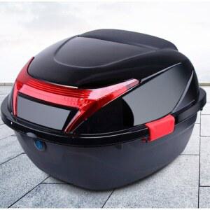 대형 바이크 탑박스 배달 후방 36L 수납가능 매트 배달박스 타 화이트