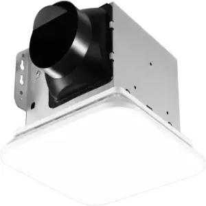 조명이 110 CFM인 조아온즈 욕실 배기 팬 색상 변경 시 조용한 3000K/4000K/550K 1000LM 가정용 환기