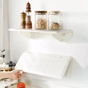 간이 원룸 대 보조 선반 수납 보조조리대 무타공 접이식 주방 폴딩