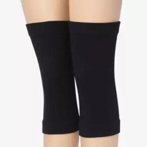 긴무릎보호대 런닝무릎보호대 무릎 보호대 2p M 블랙