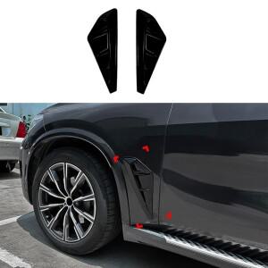 BMW X5 G05 M 스포츠 F95 2019-2022 자동차 악세사리 블랙 호환  사이드 펜더 커버