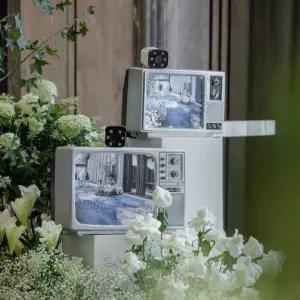 레트로 TV 카메라 매장 tv 옛날티비 소품 티비 인테리어