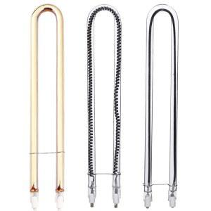 발열관 U자형 램프관 탄소섬유 스탠드 검출 27W 직관 히터 3파장 6400K