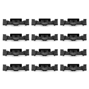 미니 쿠퍼 R55 R56 R57 R58 R59 R60 F56 F60용 12Pcs 헤드라이트 트림 링 클립 51132752145 장착(블랙)