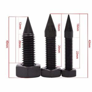 스피커 스파이크 서브 스탠드 발 M10 AMP 우퍼 콘 가능 M8 조절 절연 M6 높이 Hifi 장비