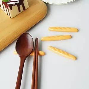 [조르지오]바게트빵 TB10HA51 4P 도자기 데일리 젓가락받침 세트 추천 수