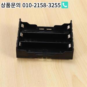 N64R-20개 검정색 플라스틱 3 X 3.7V 18650 배터리 6핀 홀더 케이스