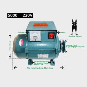 220V 5000W 고전력 소형 도르래 영구 자석 조명 발전기