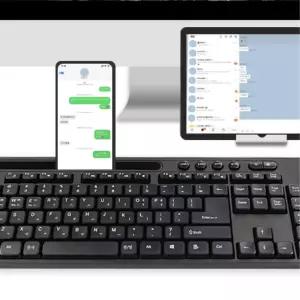 저소음 타이핑 핸드폰 거치대 기능 무선키보드 회사원 컴퓨터용 오피스용