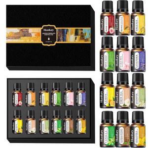 12팩 향수 에센셜 오일 세트, 에 적용 가능한 10ml 오일, 공기청정기, 디퓨저, 캔들, 건조기 볼, 호텔, 휴식, 수면 및 기분을 위한 아로마테라피