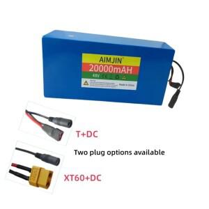 18650 48V 20Ah 13S5P 배터리 팩 500-1000W 내장 BMS용 리튬 이온