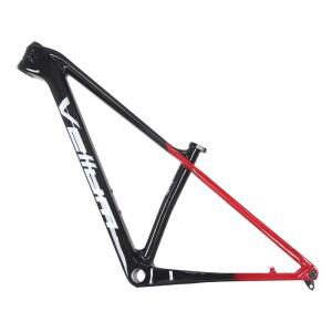 슈퍼 라이트 카본 마운틴 자전거 프레임 MTB 쓰루 액슬 부스트 148mm BSA 크기 15 17 19 맞춤형 29ER