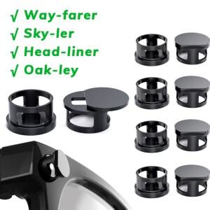 [호환품] 레이밴 메타/웨이페어러/스카일러/헤드라인 스마트 호환 안경용 LED 라이트 커버 조절 가능 차단