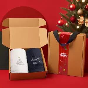 [하프클럽/]송월 크리스마스 징글벨 2매 선물세트(크라프트 띠지)