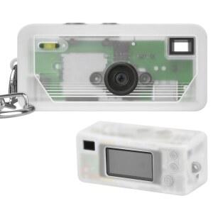 코닥 참에라 키체인 디지털 카메라 블라인드 박스용 실리콘 케이스, 정밀 컷아웃 및 스크래치 방지 기능이 있는 포토 미니 슬리브 - 미포함(투명)