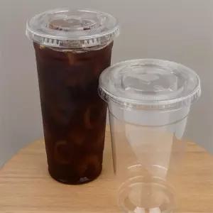 도하지몰 테이크아웃투명컵 10개입 아이스컵뚜껑